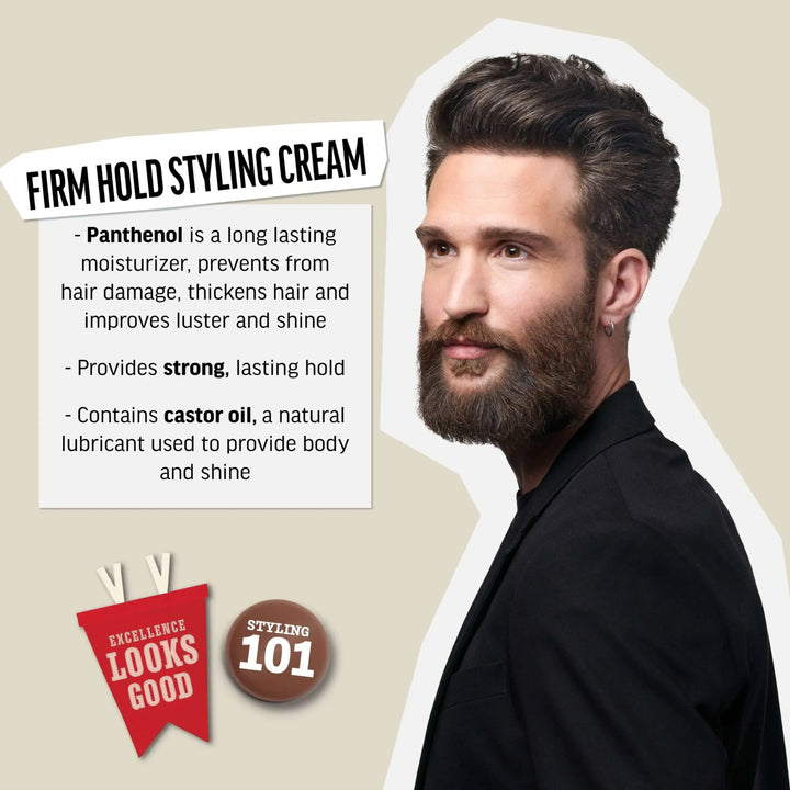 Benefits of Firm Hold Styling Cream by American Crew
