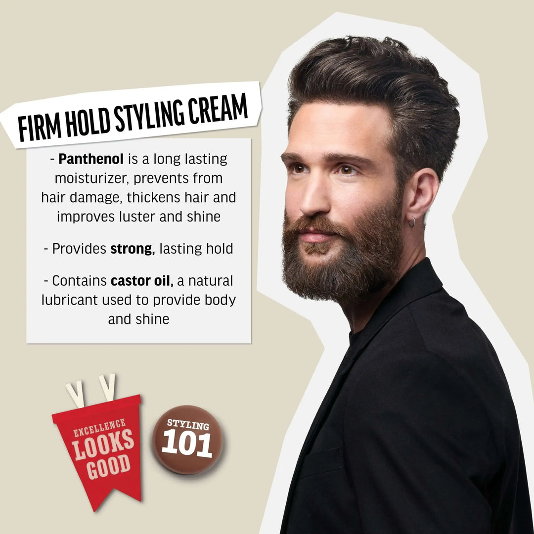 Benefits of Firm Hold Styling Cream by American Crew