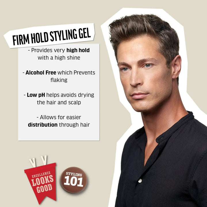 Benefits of Firm Hold Styling Gel by American Crew